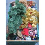 PARCEL OF CHRISTMAS DECORATIONS