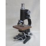 W WATSON & SONS VINTAGE SERVICE II MICROSCOPE