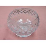 CARTIER GLASS FRUIT BOWL, STAMPED TO BASE,