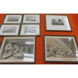 PARCEL OF PRINTS OF LOCAL INTERESTS INCLUDING LYME HALL AND EATON HALL