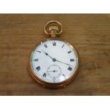 GOLD PLATED POCKET WATCH