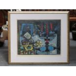 AUGUSTIN UBEDA, PENCIL SIGNED LIMITED EDITION ABSTRACT PRINT, 180 OF 220,