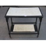 EBONISED TEA TROLLEY