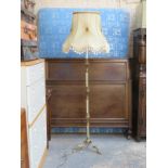 20th CENTURY GILT METAL FRENCH STYLE STANDARD LAMP