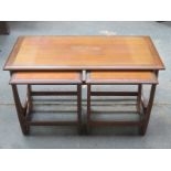 G PLAN MID 20th CENTURY NEST OF THREE TABLES