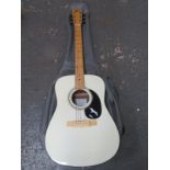 CASED ACOUSTIC GUITAR WITH LABEL 'ML-SEAGULL,