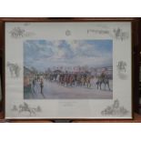 JOHN WANKLYN LIMITED EDITION PENCIL SIGNED PRINT - THE ROYAL MILITARY POLICE MOUNTED TROOP