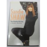 Sandie Shaw The World At My Feet signed ?To David Gest best wishes love Sandie Shaw?