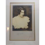 Ruby Keeler framed and mounted photograph 47cms x 31cms