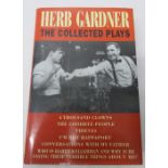 Herb Gardner The Collected Plays Book signed ?Well you made one young boy and me, the oldest