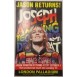 Jason Donovan Joseph and the Amazing Technicolour Dreamcoat London Palladium Promo Poster signed ?