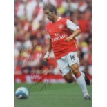 Mathieu Flamini signed print ?To My Buddy David..? App. 84 x 61.5