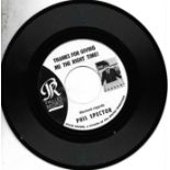 Very rare UK vinyl 7" record Phil Spector. TRACK A: "THANKS FOR GIVING ME THE RIGHT TIME"b/w B: "