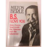 Milton Berle BS I Love You book inscribed inside ?To David With Love and Ruth?s Too! Milton Berle