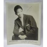 Little Willie John signed black and white publicity photograph