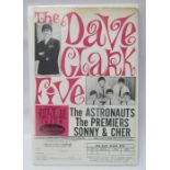 Dave Clark Five Handbill for July 12th Melodyland Theatre, with Sonny & Cher. Also Dave Clark Five