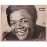 Lamont Dozier Warner Brother promotional poster signed ?Why Can?t We Be Lovers Lamont Dozier?