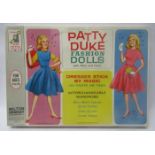 Patty Duke Fashion Dolls, sealed, plus Patty Duke game, both by Milton Bradley USA 1963