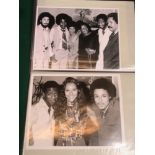 Twenty One photographs of David Gest and Al Green plus 3 contact sheets of Al Green plus 127 black