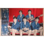 Dave Clark Five Irish Linen Wall Hanging 1964 with Promo Standee (2)