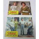 Eight Walt Disney's Parent Trap movie Colour Lobby Cards signed by Hayley Mills, Maureen O?Hara