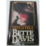 Bette Davis Ceci et Cela book signed ?For David Here?s To All Of Us in 1989 Much Love Kath Bette D?