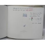 A wedding gift a Guest Book from Leslie Brickhause and Evie by Smythson of Bond Street London to