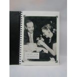 Album containing 70 photographs of Judy Garland, Vincente Minnelli and Liza Minnelli as a baby &