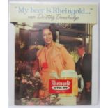 Dorothy Dandridge 1940?s in store advertising card standee for Rheingold Extra Dry larger beer.
