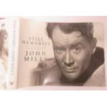 Still Memories Book John Mills signed with dust jacket