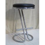 20th Century Solo stool chrome/leatherette
