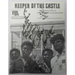 Four Tops Keeper Of The Castle signed sheet music
