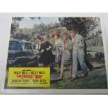 Three Walt Disney's Parent Trap movie Colour Lobby Cards signed by Hayley Mills, Maureen O?Hara