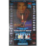 Michael Jackson 30th Anniversary Concert Poster signed with Concert Programme comp ticket 7th