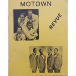 Motown Revue Concert Programme Smokey Robinson & The Miracles & The Four Tops & 2 signed colour