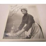 Collection of nine signatures mounted on photoboards including Ruby Keller and Spanky McFarlane,