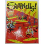 Four Shindig National Tour Programmes featuring Gerry & The Pacemakers, The Dixie Cups, Willy