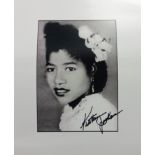 Photograph of Katherine Jackson signed 21cms x 15cms