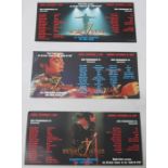 Michael Jackson 30th Anniversary unused Concert Ticket for 7th September 2001 plus three handbills