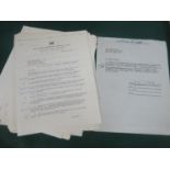 Six performance contracts for Dick and Dee Dee plus 34 other performance contracts for various