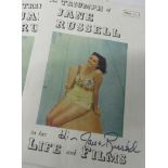 2 The Triumph of Jane Russell In Her Life and Films, both signed