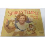 Collection of Original Shirley Temple Books including Colouring Book, At Play Book, Scrapbook and