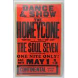 The Honey Cone Concert Poster Saturday 1st May 1969 56.5cms x 34cms & Honey Cone Concert Poster