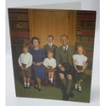 1987 Christmas Card from The Queen & Prince Philip signed Elizabeth R & Philip