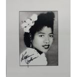 Photograph of Katherine Jackson signed 21cms x 15cms