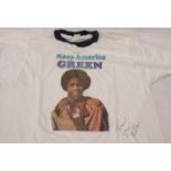 Keep America Green T-shirt large, A Taste of The Al Green Jigsaw in tin promo. Al Green Take Me To