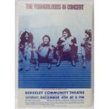 The Youngbloods Concert Poster for Berkeley Community Theatre 4th December 1971 51cms x 35.5cms