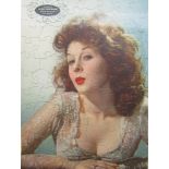 Susan Hayward Esquire Jigsaw, Dual In The Sun Jigsaw by Jaymar Speciality Co & Movie-Land Cut Ups