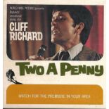 Two Cliff Richard Black & White Promo Photo?s and Cliff Richard Two A Penny Promo Single (3)