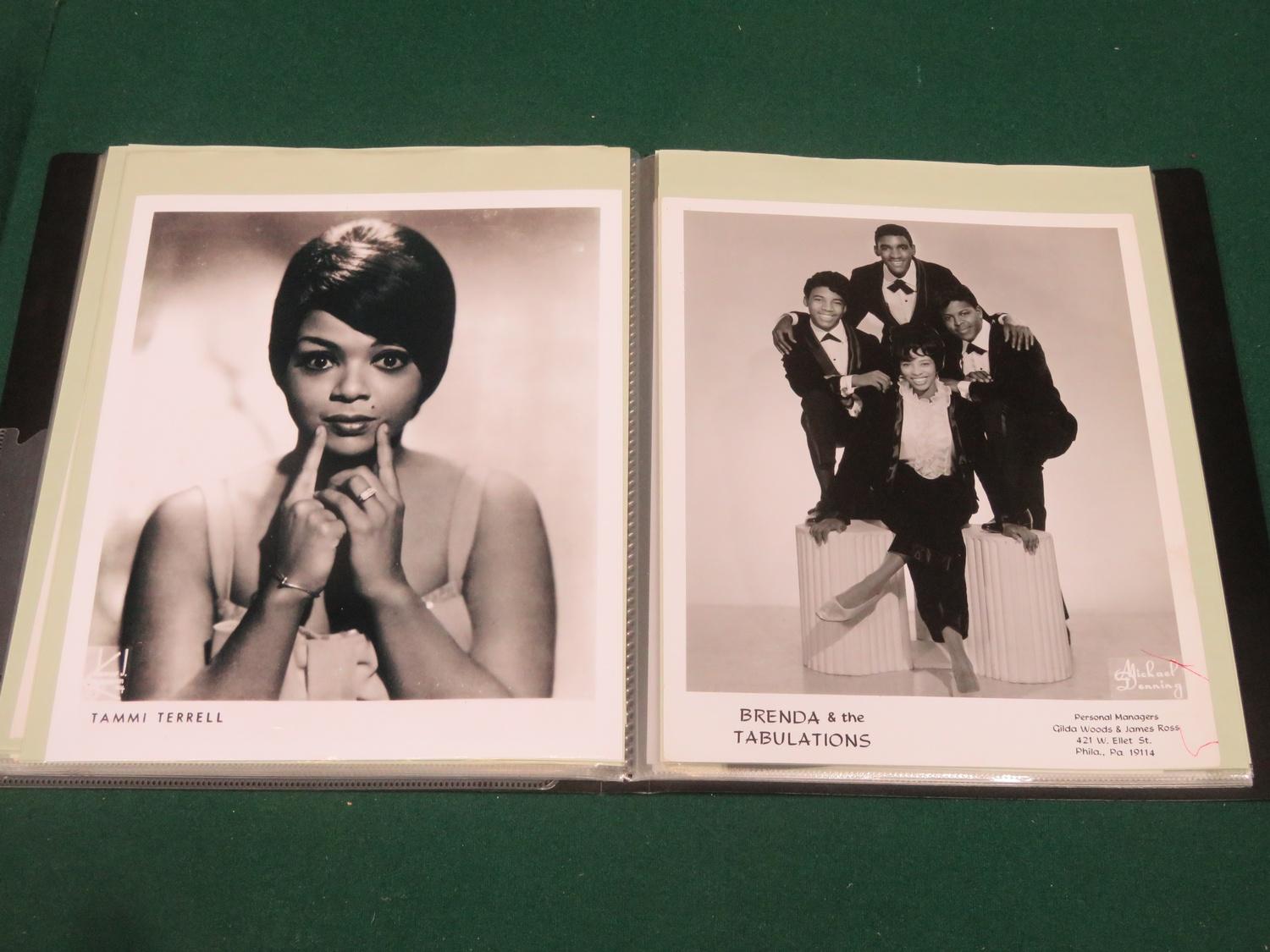 Folder containing 42 Black & White promotional photographs including Millie, The Chiffons, The - Image 2 of 3